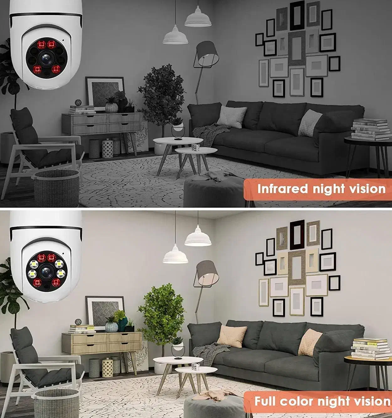 دروبین لامپی چرخشی۳۶۰ درجه|دوربین مداربسته|سبزوار, مدرس|دیوار