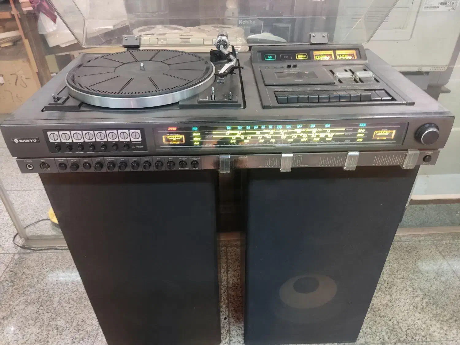 سیستم صوتی حرفهای سانیو ساخت ۱۹۷۱|سیستم صوتی خانگی|مشهد, فلسطین|دیوار