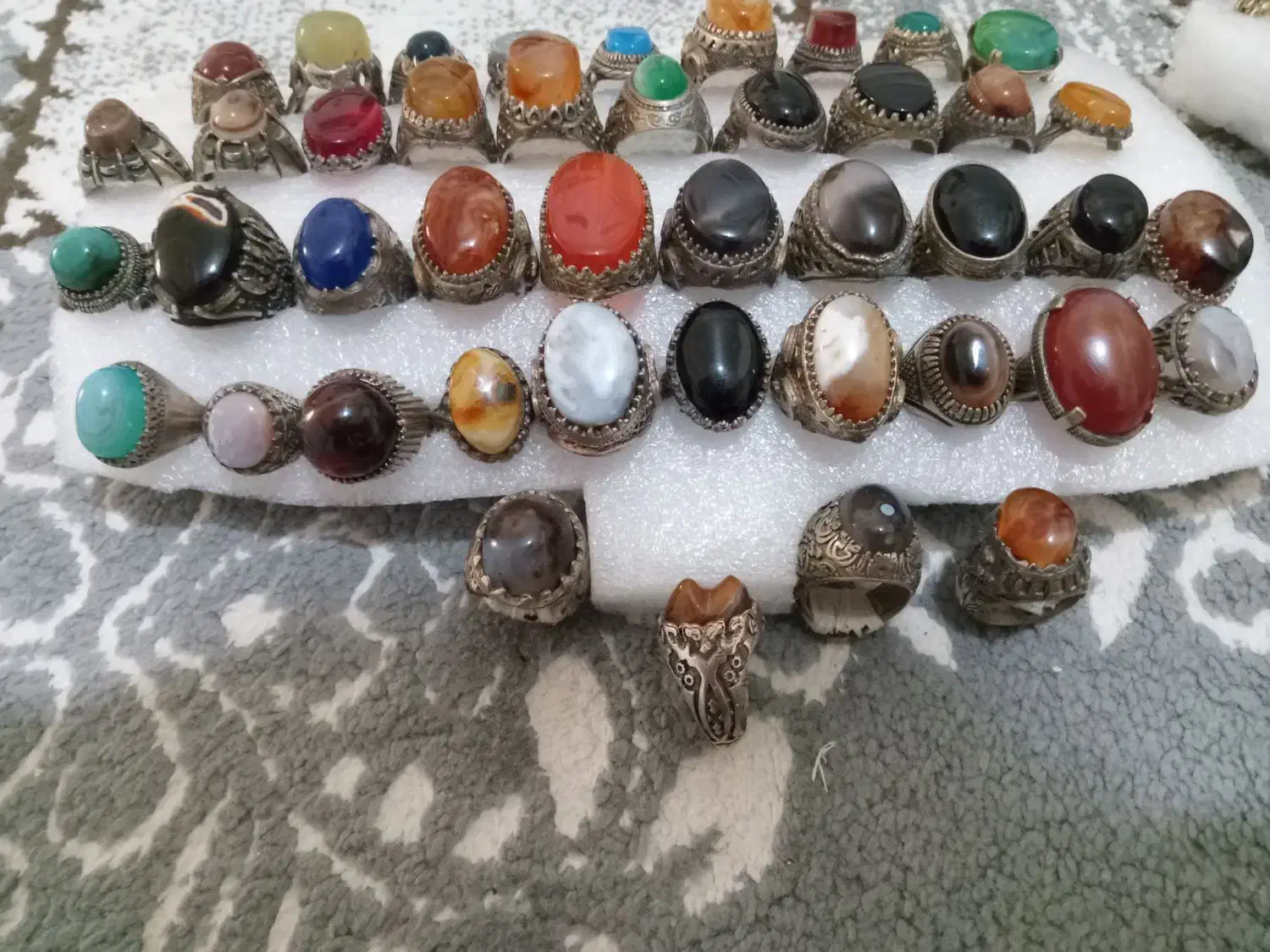 انگشتر با نگین سنگ|جواهرات|پاکدشت, حصار امیر|دیوار