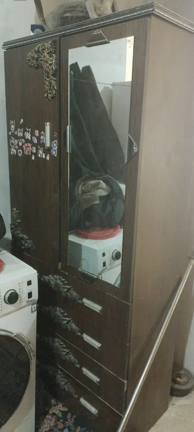 کمد آیینه دار|جاکفشی، کمد، دراور|کرمانشاه, |دیوار