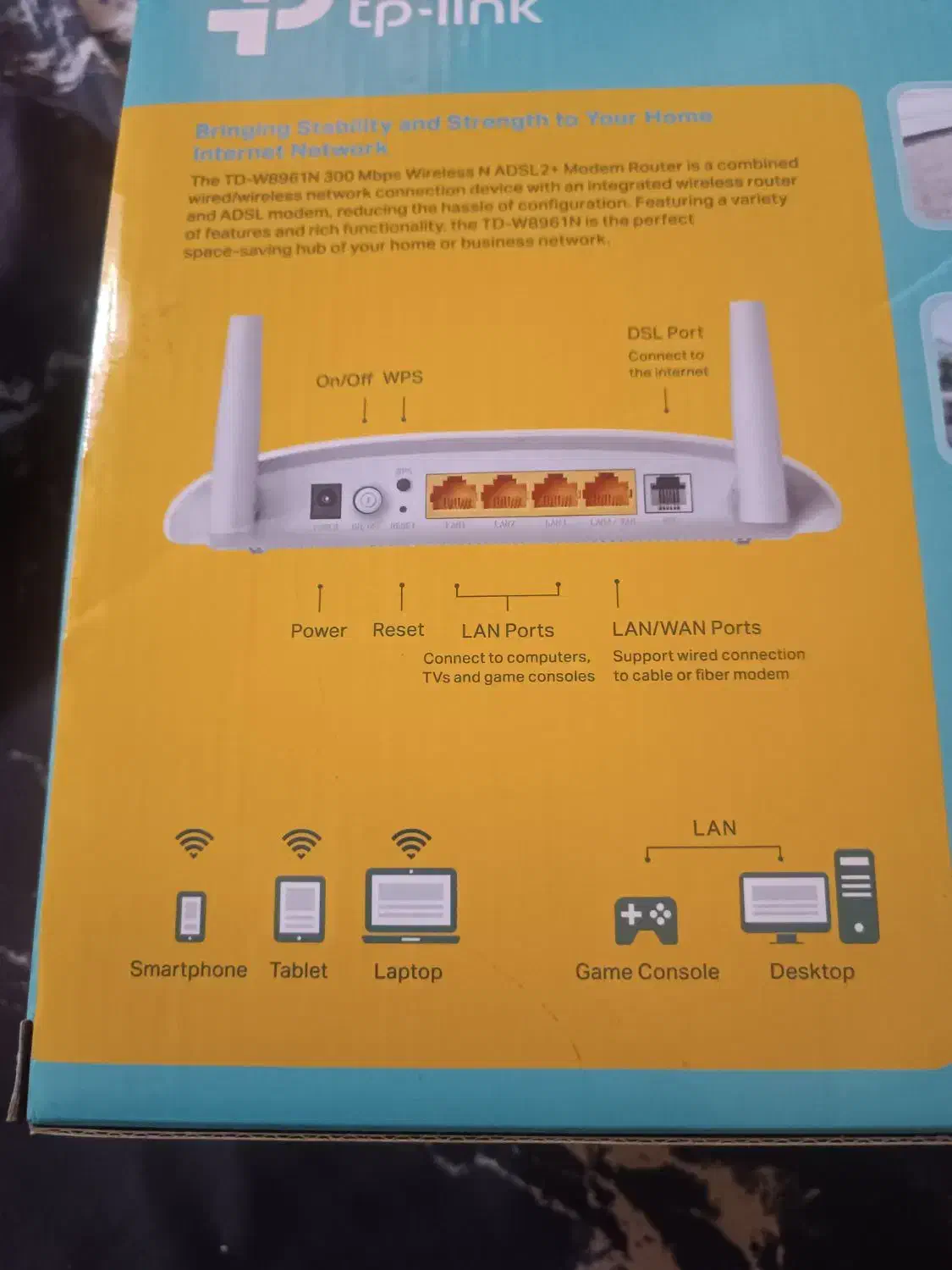 مودم tplink td-w8961N|مودم و تجهیزات شبکه|شیراز, پودنک|دیوار