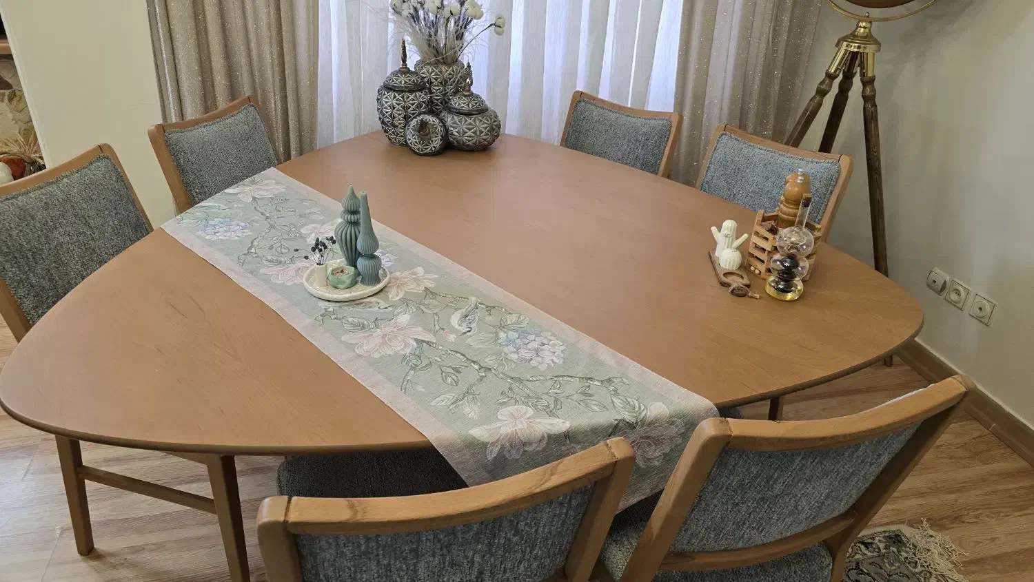 میز ناهار خوری ۶ نفره|میز و صندلی غذاخوری|تهران, جهاد|دیوار