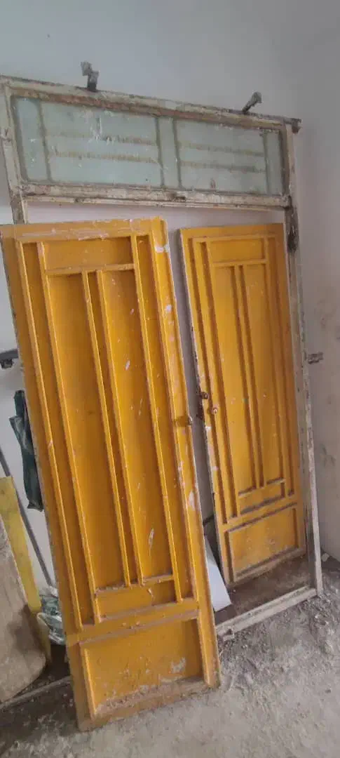 فروش درب دو لنگه قدیمی|مصالح و تجهیزات ساختمان|بهبهان, |دیوار