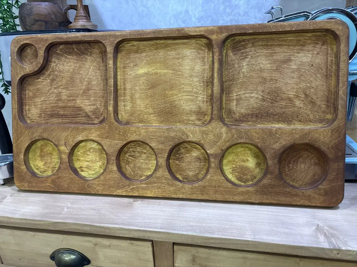 سرویس چوبی قابل شست و‌شو|ظروف سرو و پذیرایی|گلستان (تهران), |دیوار