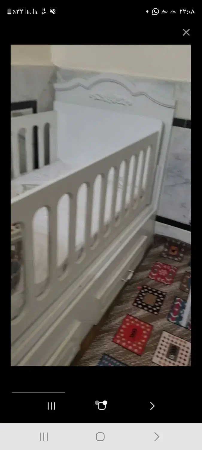 تخت دو منظوره نوزادی و نوجوان|تخت و سرویس خواب|زاهدان, |دیوار