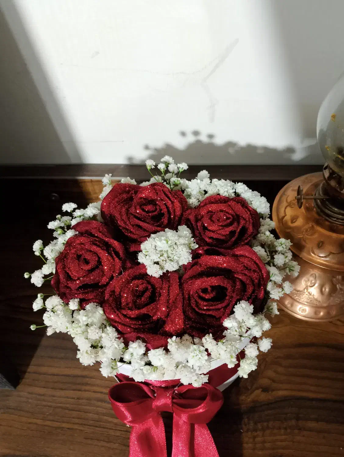 گل روبانی|گل مصنوعی|خرمدره, |دیوار