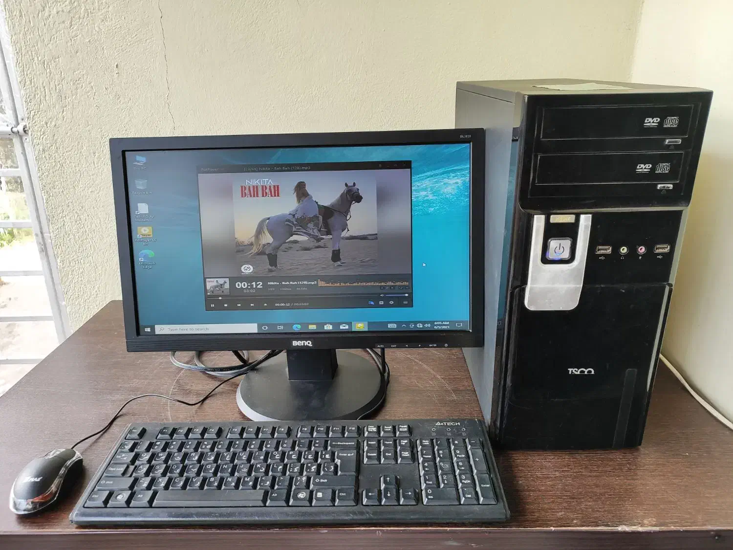 کامپیوتر i3 نسل ۴ رم ۸ ddr3 هارد ۵۰۰وssd گرافیک ۲|رایانه رومیزی|چالوس, |دیوار