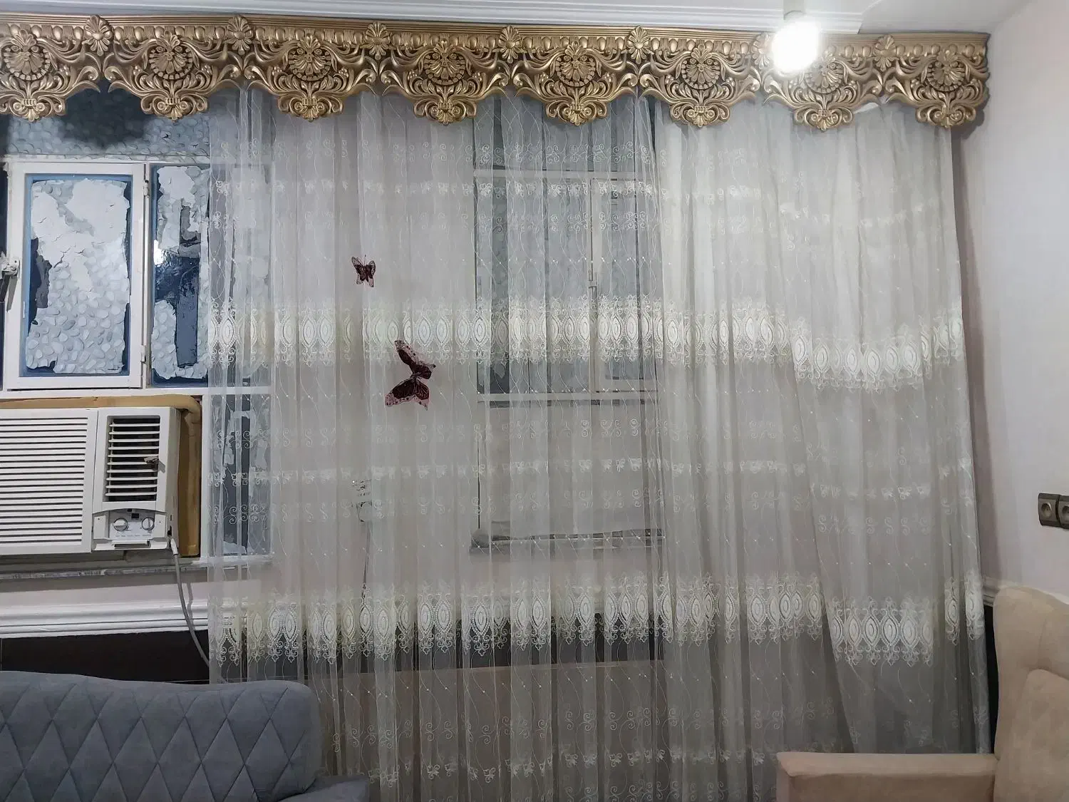 ۴متر تور ۴متر کتیبه ۴متر استر|پرده، رانر، رومیزی|شوشتر, |دیوار