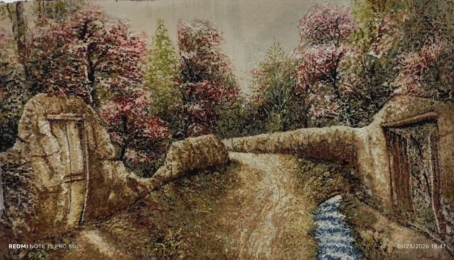 تابلو فرش کوچه باغ|تابلو فرش|تبریز, |دیوار