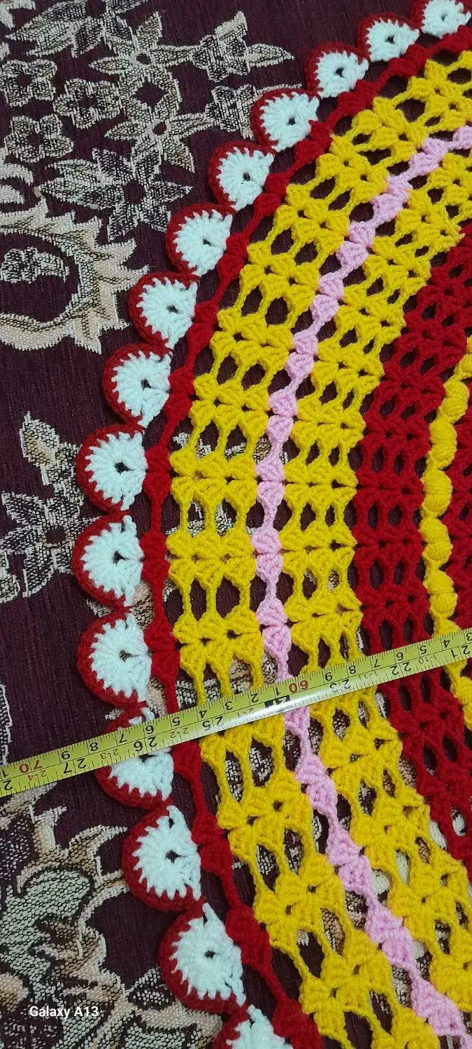 رومیزی  بافتنی|پرده، رانر، رومیزی|یزد, |دیوار