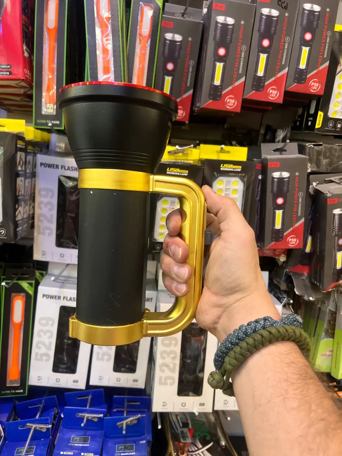 چراغ قوه شارژی نگهبانی آبیاری ضد آب s038 smallsun|کوهنوردی و کمپینگ|تهران, لاله زار|دیوار