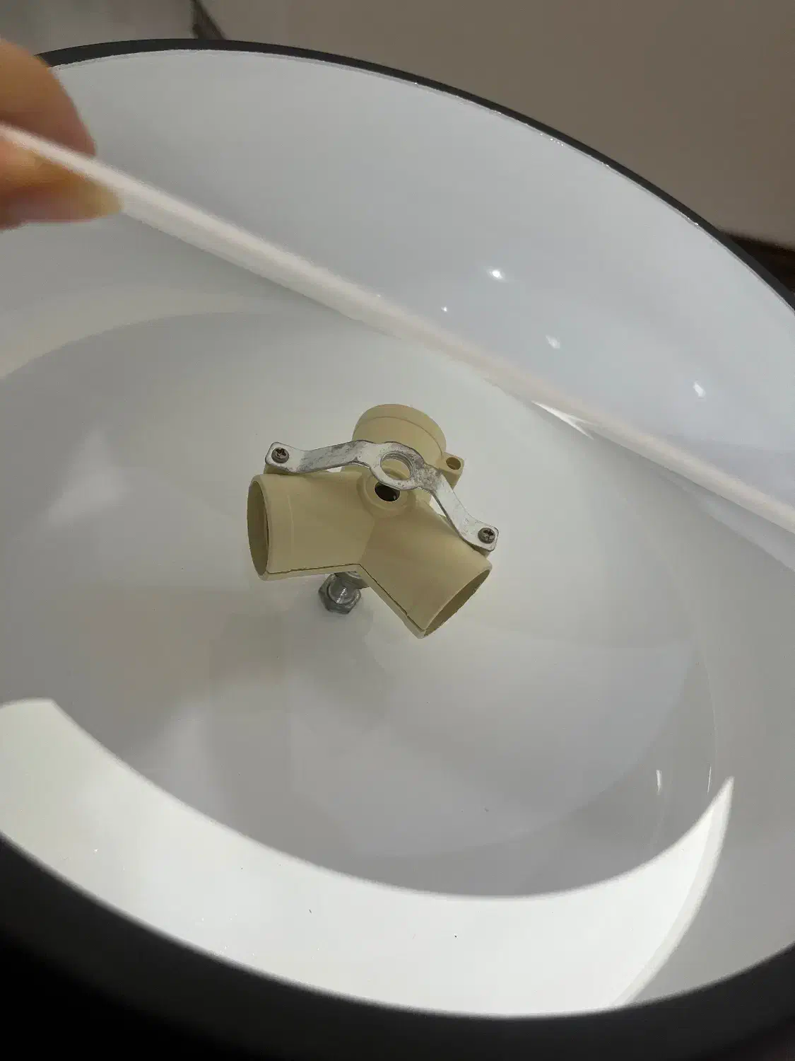 لوستر مدرن فلزی ۳ لامپه|لوستر و چراغ آویز|تهران, شهرک صدرا|دیوار