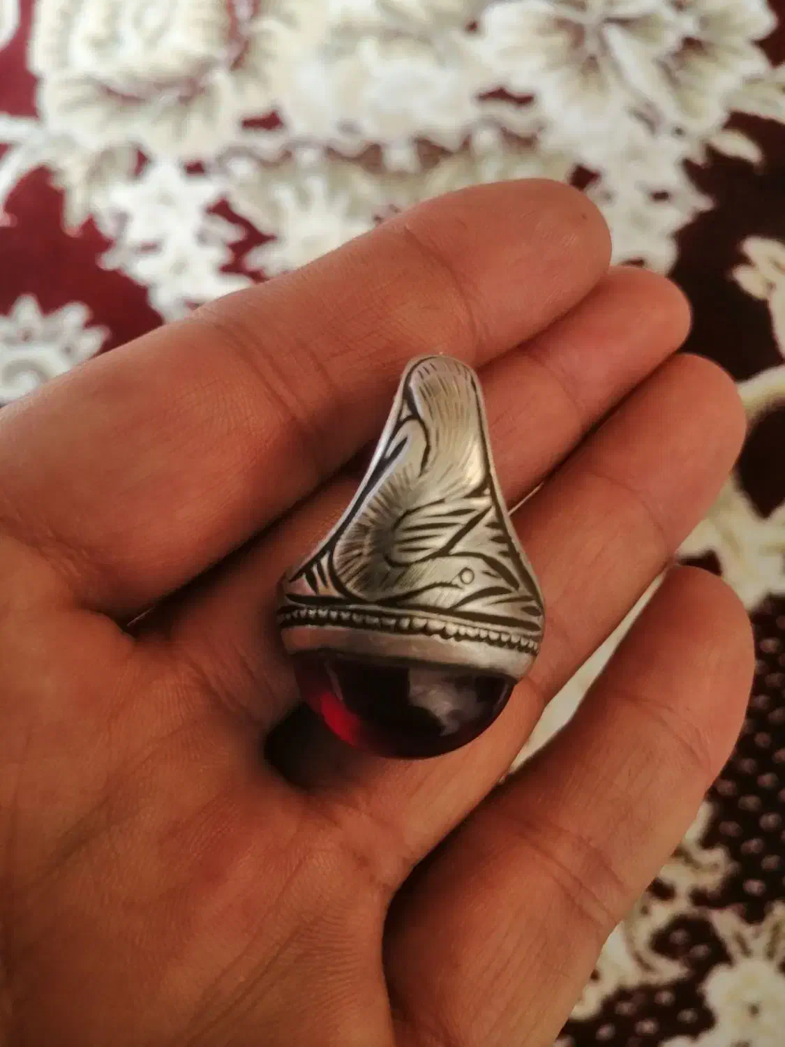 انگشتر نقره 24 گرم|زیورآلات و اکسسوری|فریمان, |دیوار