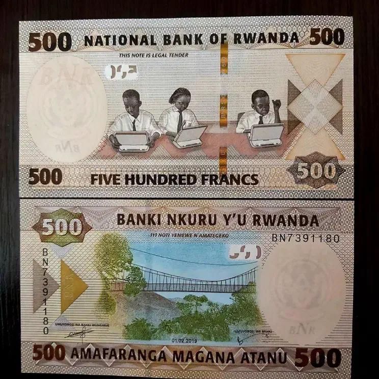 اسکناس ۵۰۰ فرانک کشور رواندا|کلکسیون سکه، تمبر، اسکناس|اراک, |دیوار