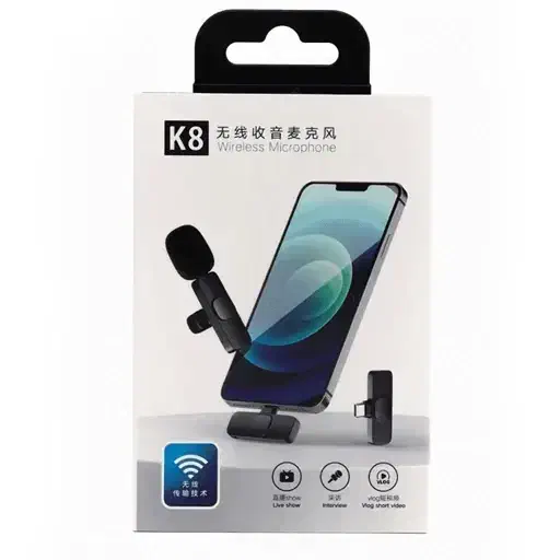 میکروفون بی سیم K8|صوتی و تصویری|تربتحیدریه, اندیشه|دیوار
