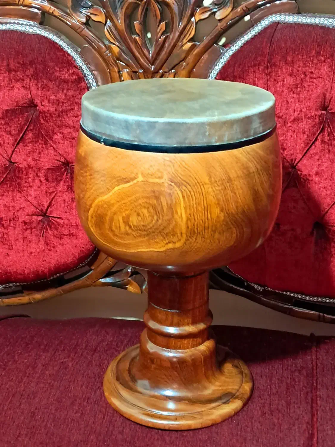 تنبک چوب کهور کم یاب دهنە 26|سازهای سنتی|تهران, مخصوص|دیوار