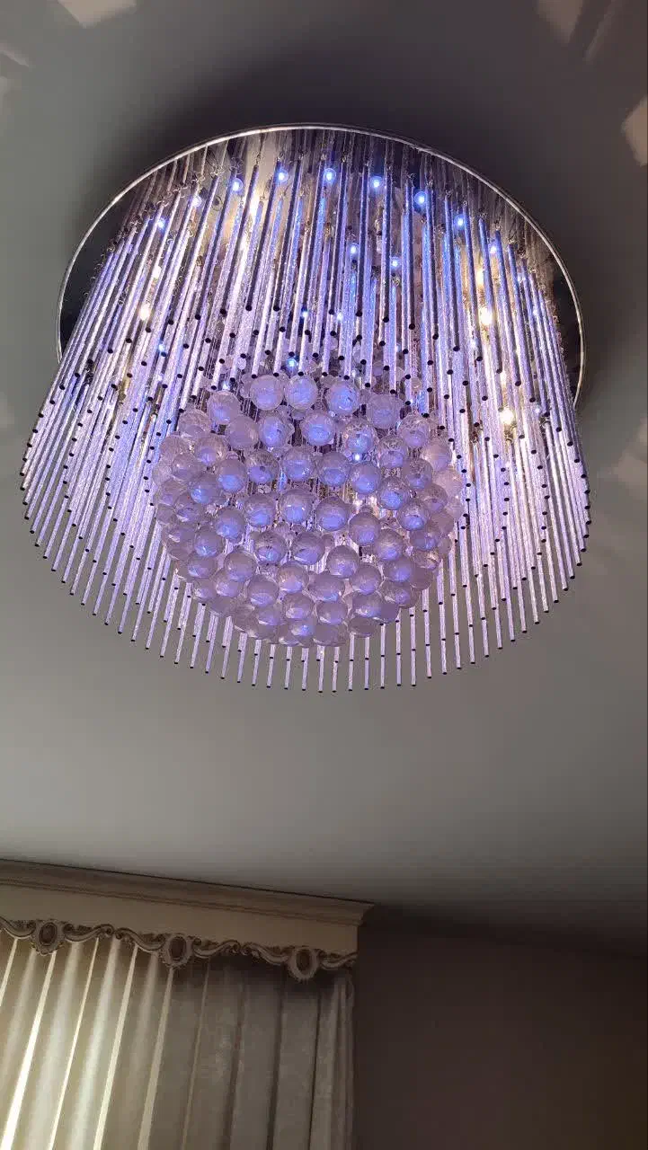 لوسترسقفیلوسترسقفی کارکرده|لوستر و چراغ آویز|مشهد, حسابی جنوبی (شهرک غرب)|دیوار