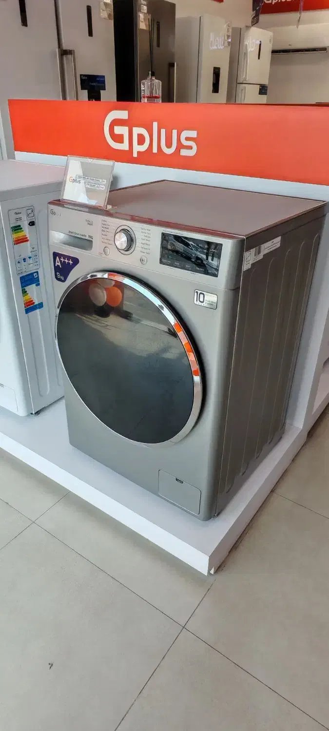 ماشین لباسشویی 9 کیلویی جی پلاس|ماشین لباسشویی و خشک‌کن لباس|بوشهر, |دیوار