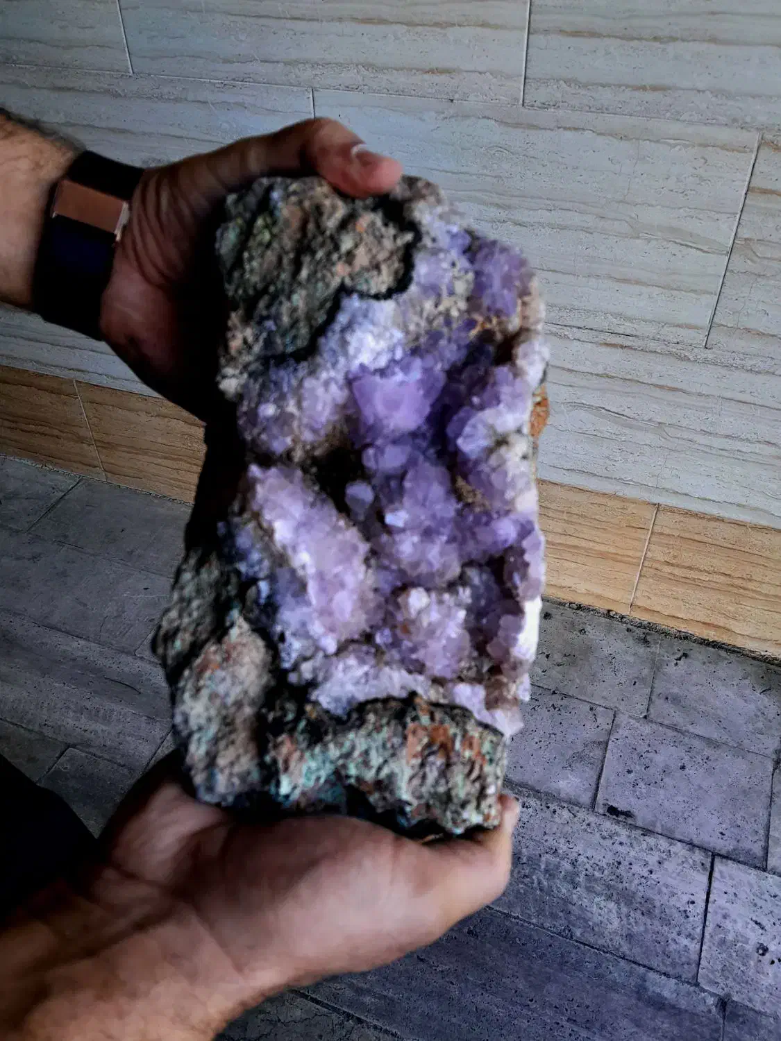 سنگ راف آمیتیسیت|جواهرات|قم, بوستان علوی|دیوار