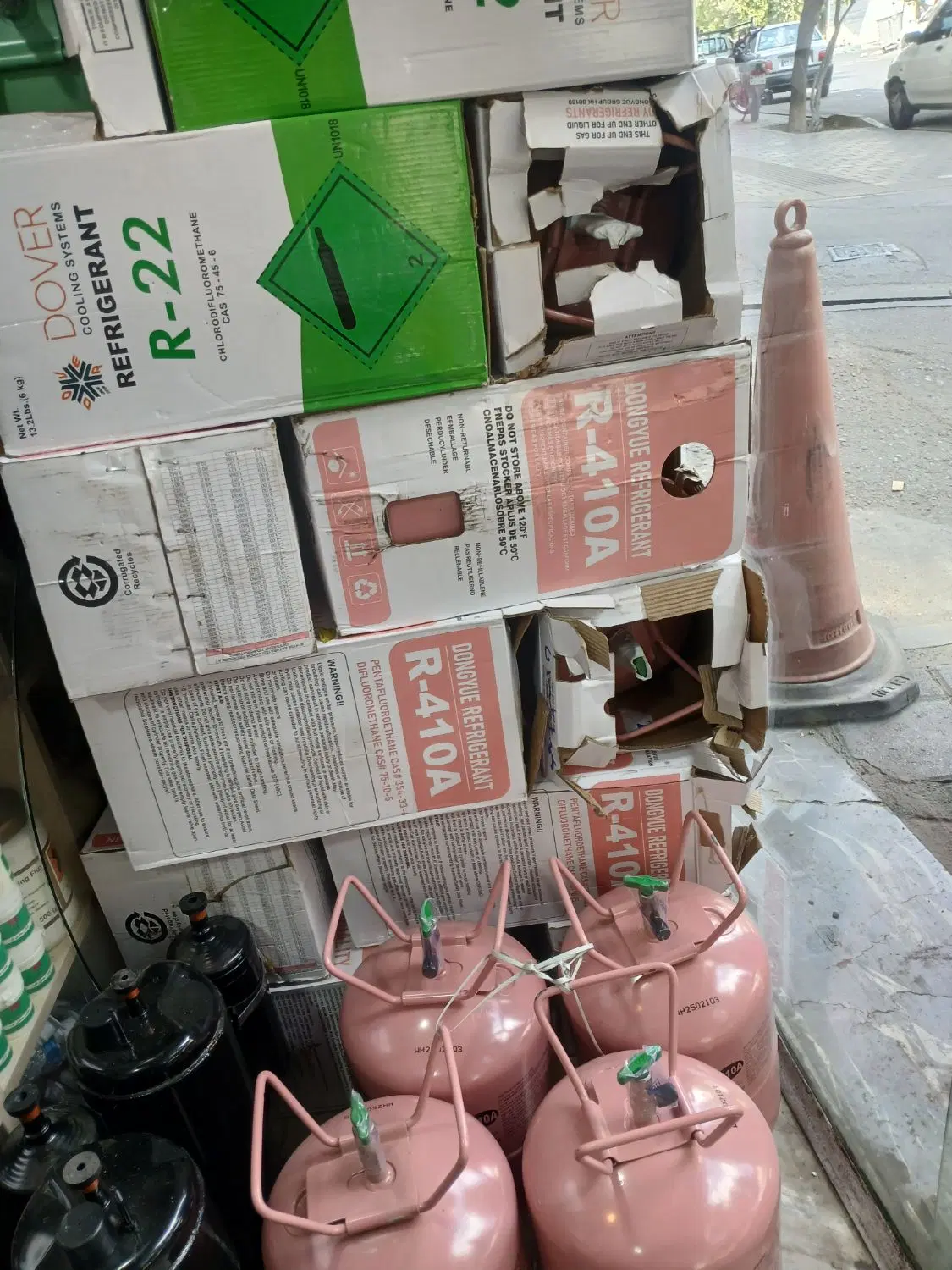 گازR410و r22|کولر گازی و فنکوئل|تهران, منیریه|دیوار
