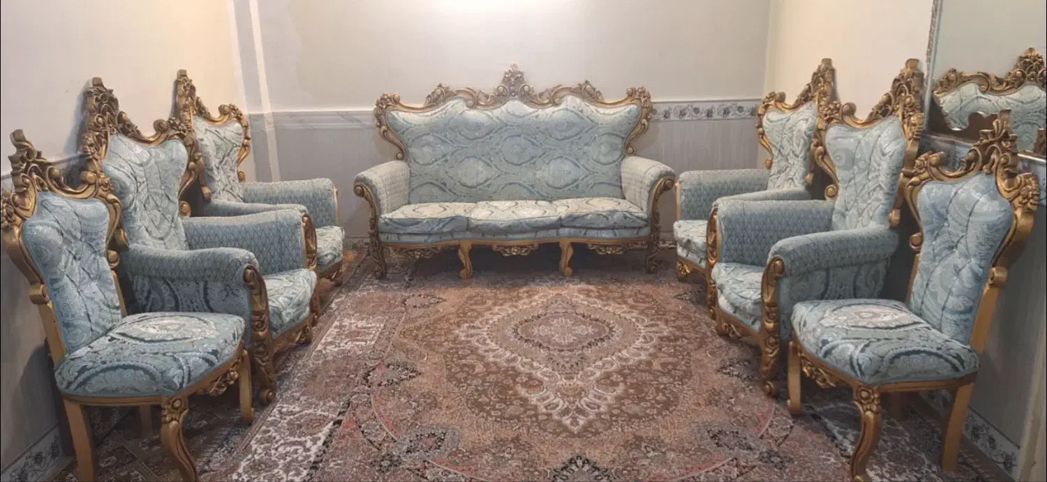 مبل سلطنتی|مبلمان خانگی و میز عسلی|پاکدشت, حصار امیر|دیوار