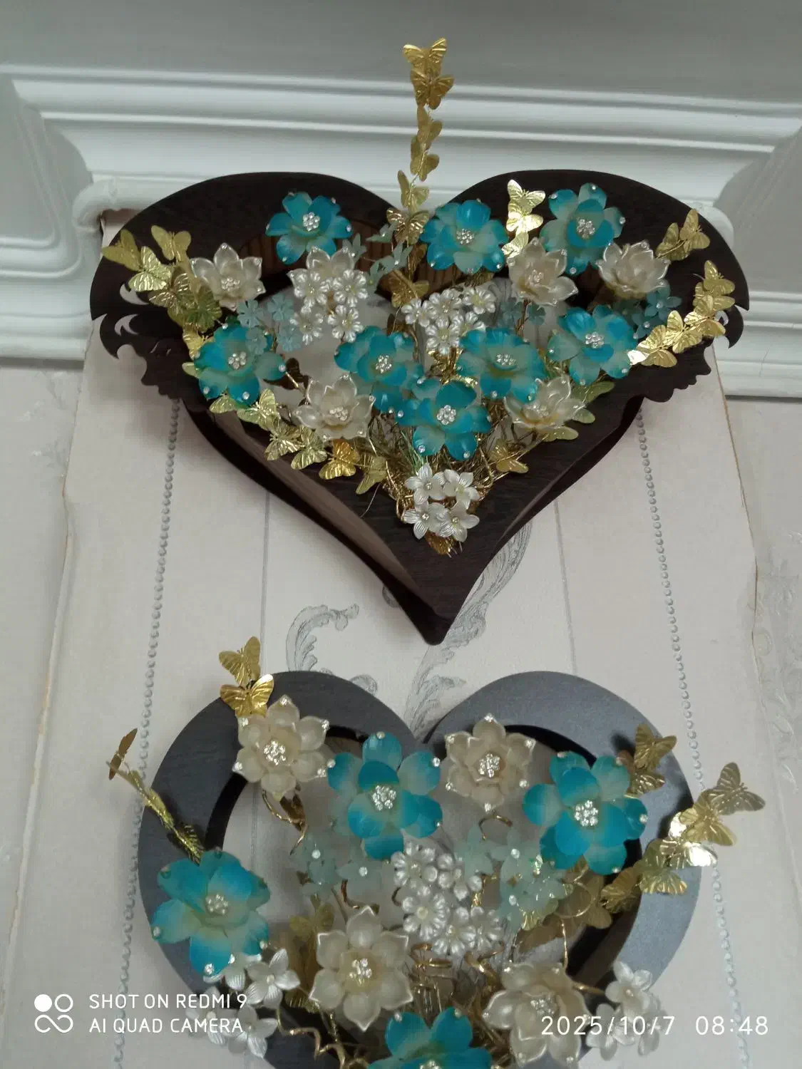 گل تزیینی جنس خارجی|گل مصنوعی|همدان, |دیوار