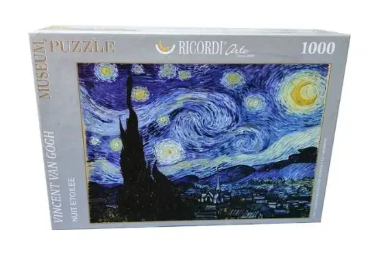 پازل ۱۰۰۰ تکه شب پر ستاره ونگوگ|اسباببازی|قم, نیروگاه|دیوار