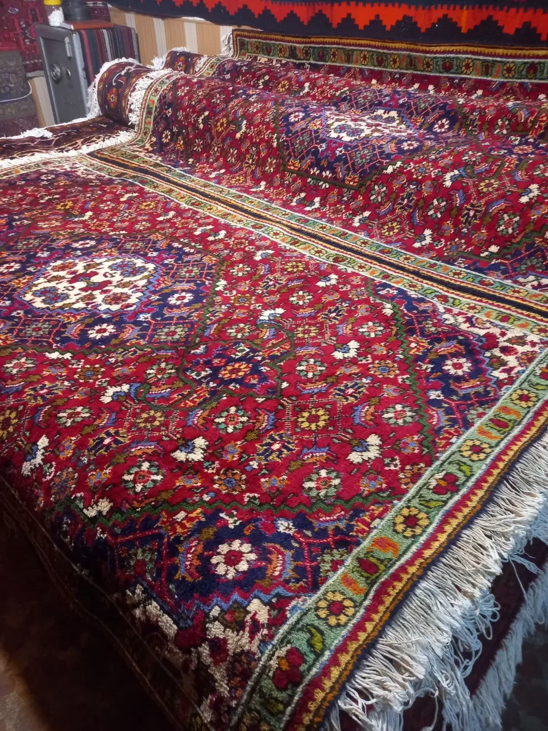 جفت قالیچه|فرش|مراغه, |دیوار