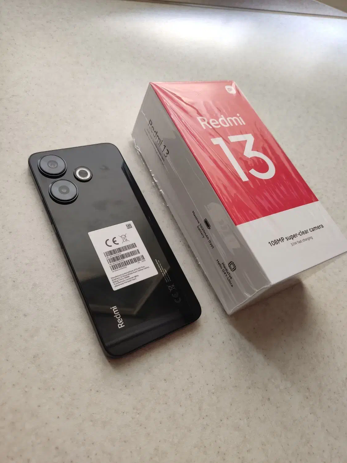 شیائومی redmi 13 با حافظهٔ ۲۵۶ گیگابایت|موبایل|تهران, جمهوری|دیوار