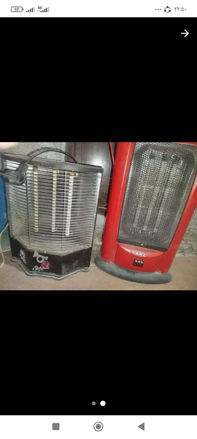 بخاری برقی سالم هردو باهم 2200|بخاری، هیتر، شومینه|گنبد کاووس, |دیوار