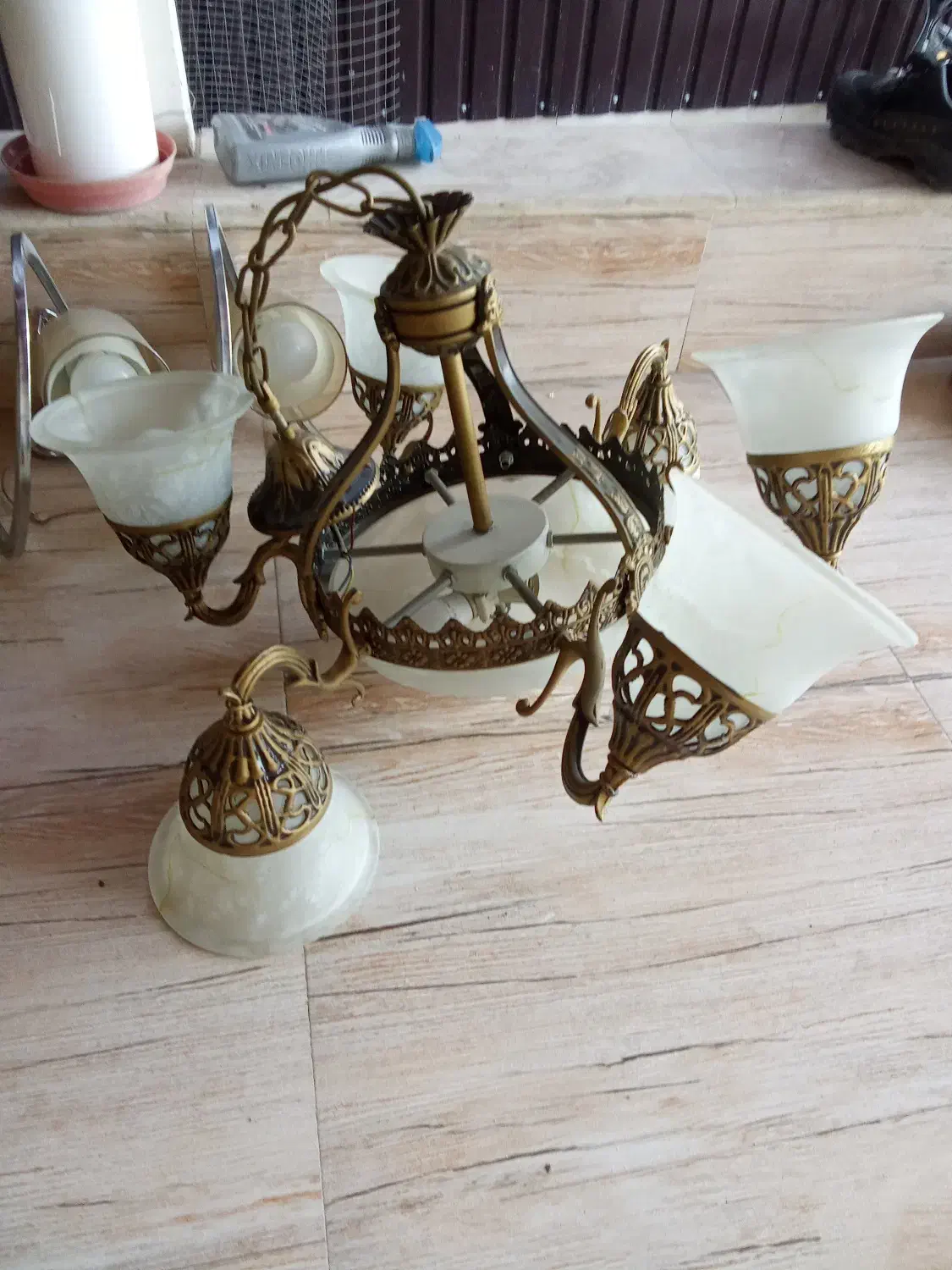 لوستر و دیوارکوب|لوستر و چراغ آویز|تنکابن, |دیوار