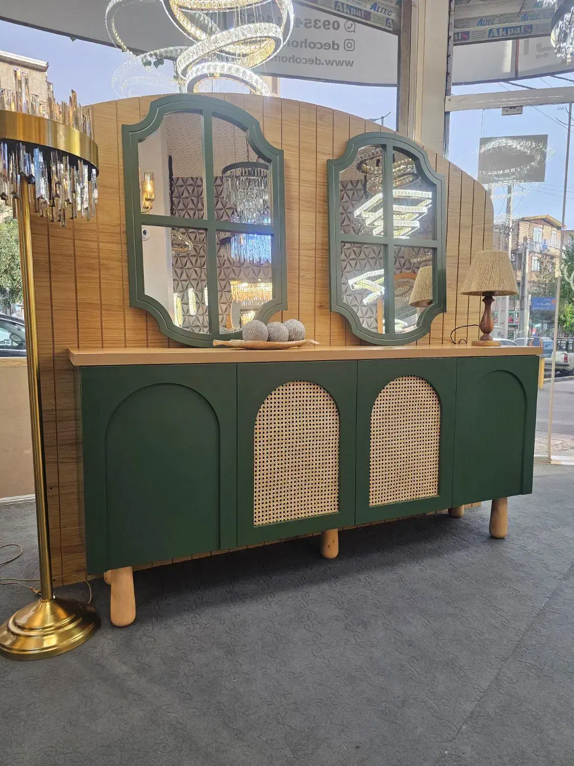 آیینه کنسول دکوهومیا|بوفه، ویترین، کنسول|مشکین‌دشت, |دیوار