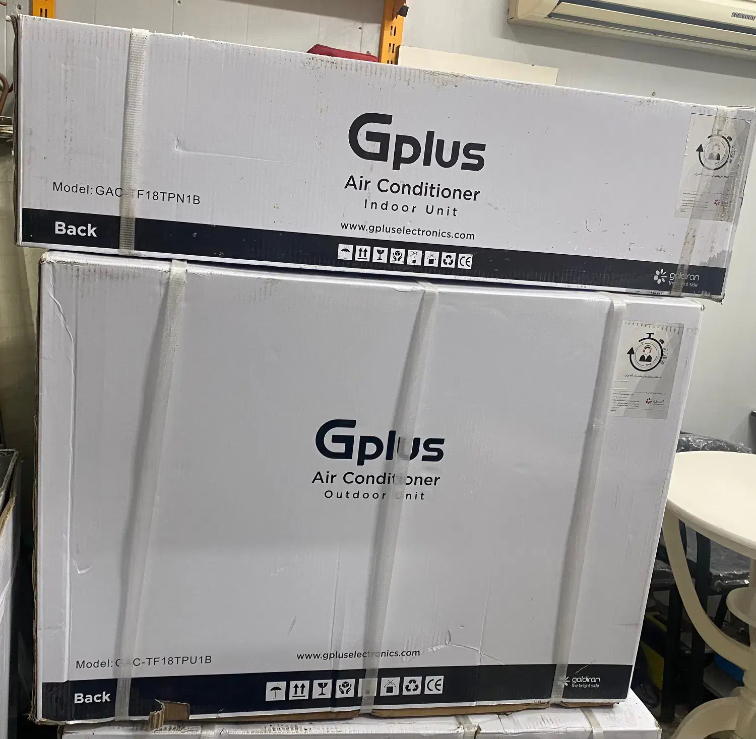 کولر جی‌ پلاس(Gplus) 18000|کولر گازی و فن‌کوئل|رشت, کوی فکوری|دیوار