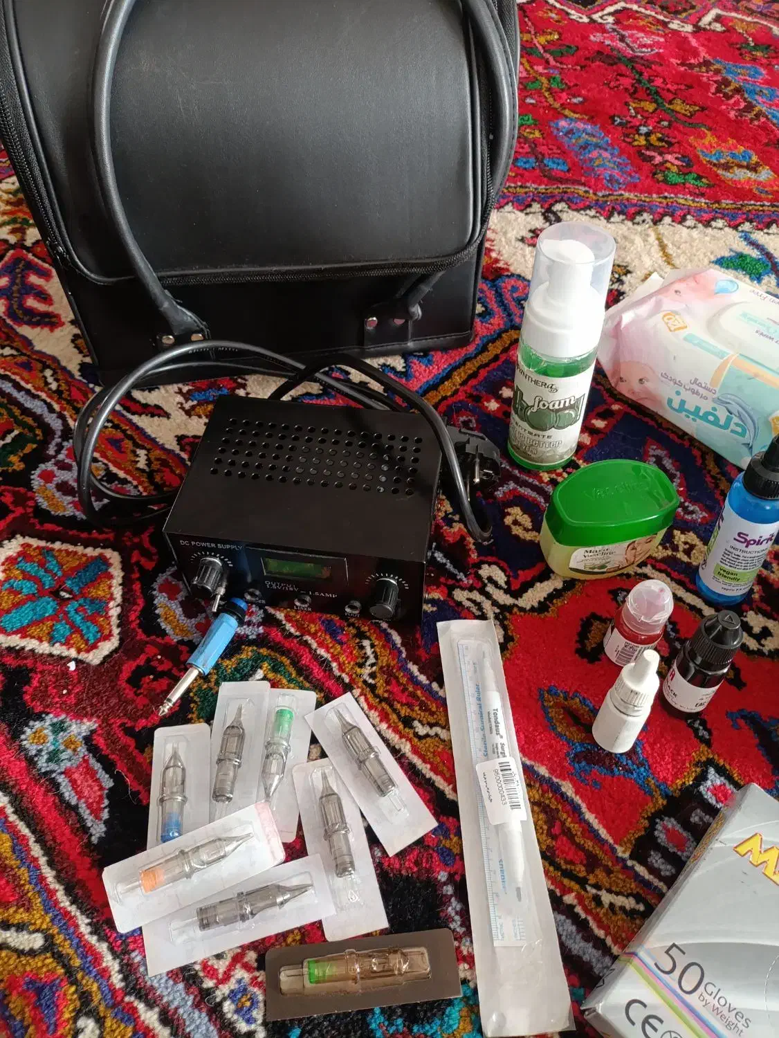 دستگاه تتو و ترانس تتو با ابزارهای کامل|آرایشی، بهداشتی، درمانی|تبریز, |دیوار