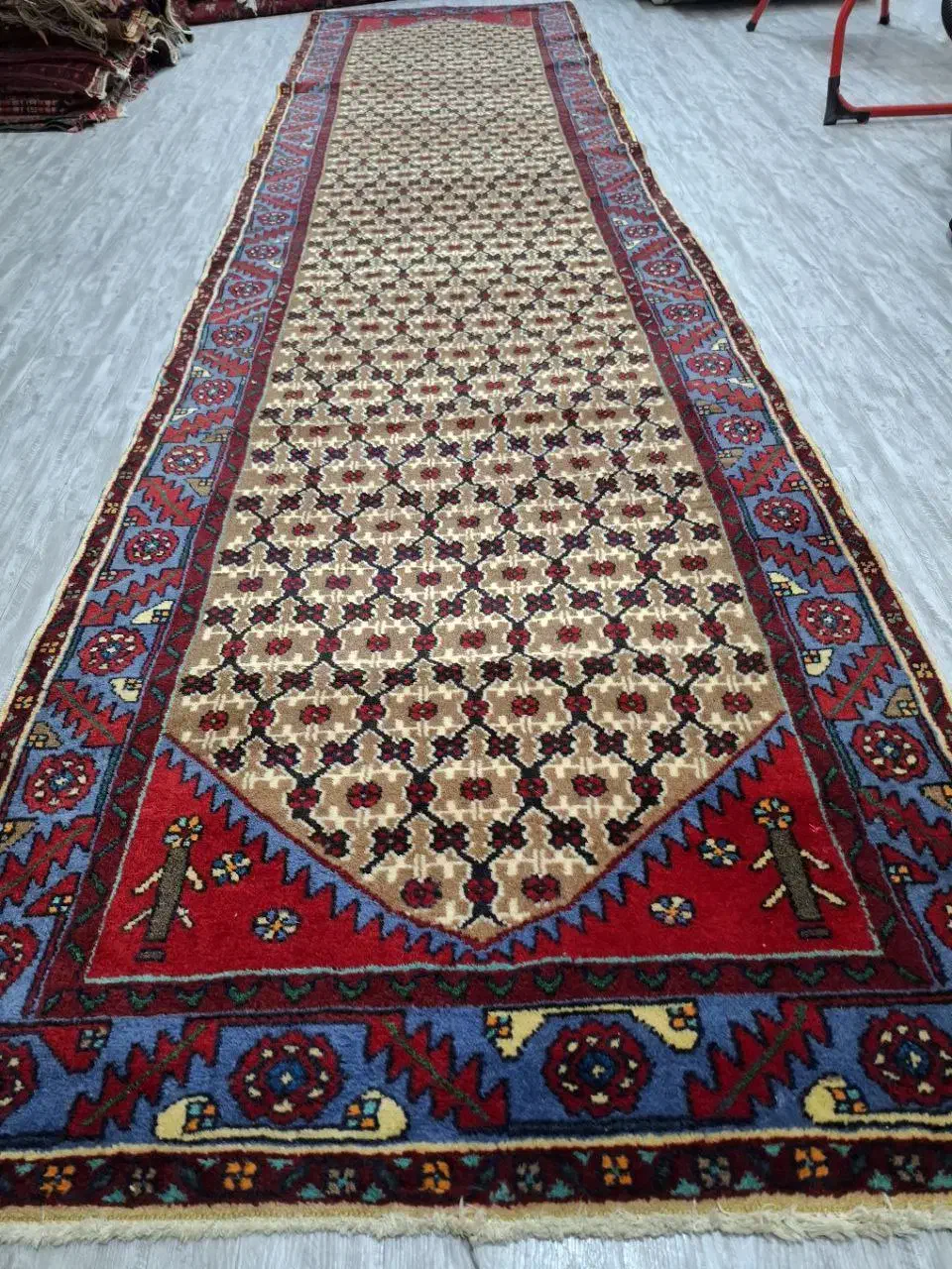 فرش کناره دستباف سنقر95*385|فرش|تهران, حر|دیوار