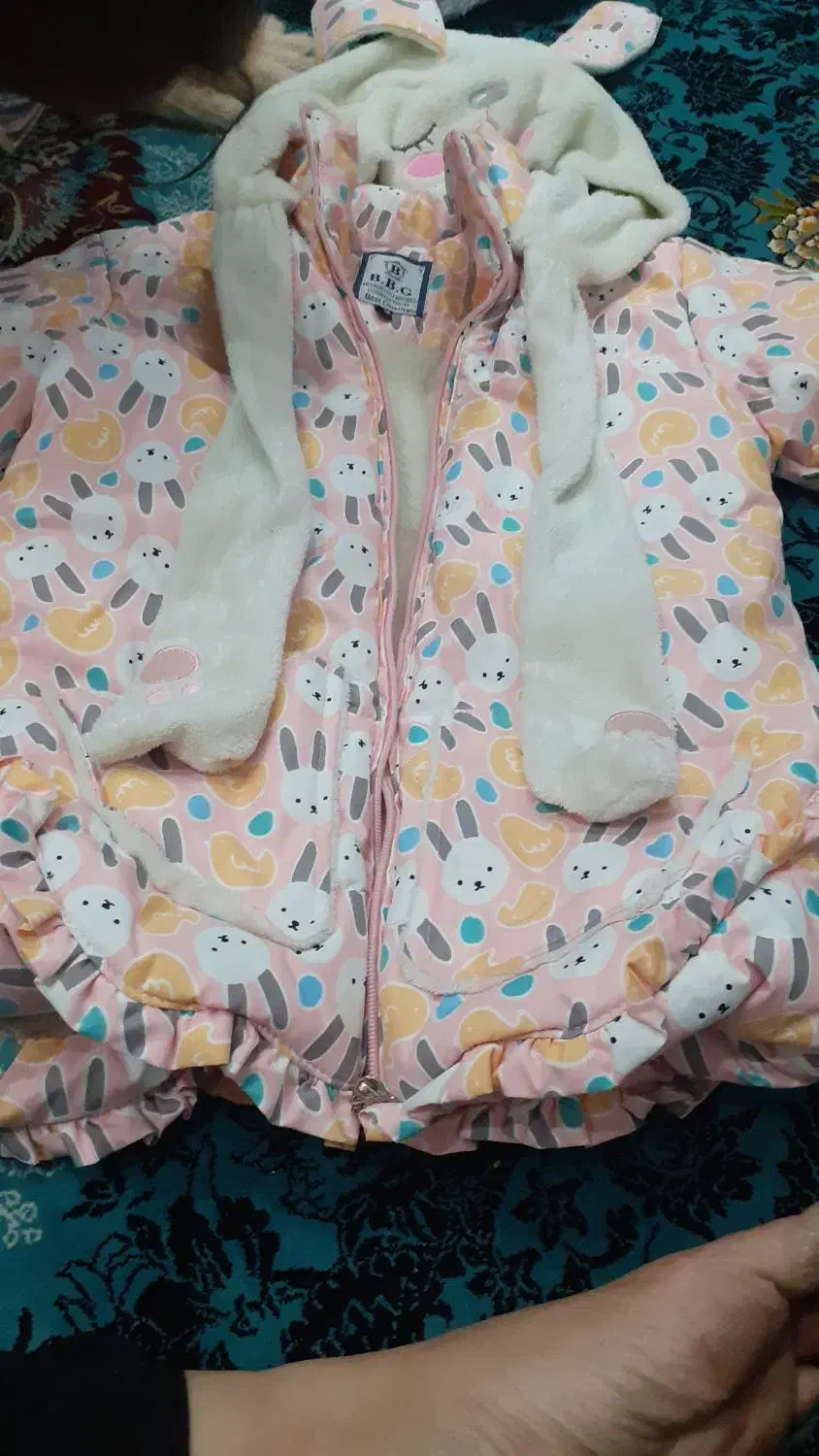 کاپشن دخترانه طرح خرگوشی|لباس|پاکدشت, پاکدشت (مامازند)|دیوار