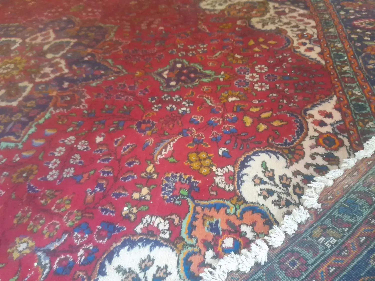 فرش دستبافت عطیقه قدمت نزدیک یک قرن|فرش|اردبیل, |دیوار