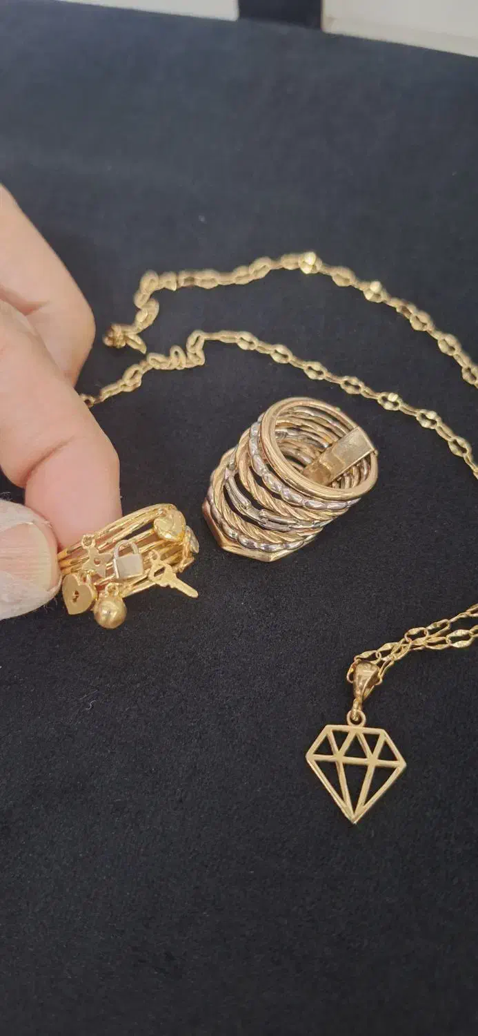 انگشتر لوی ویتون طلا|جواهرات|کرمانشاه, |دیوار