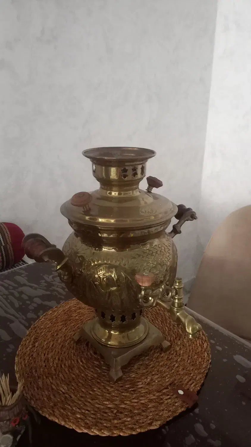 سماور زغالی ۴میلیون|کلکسیون اشیاء عتیقه|اندیشه, اندیشه فاز ۱|دیوار