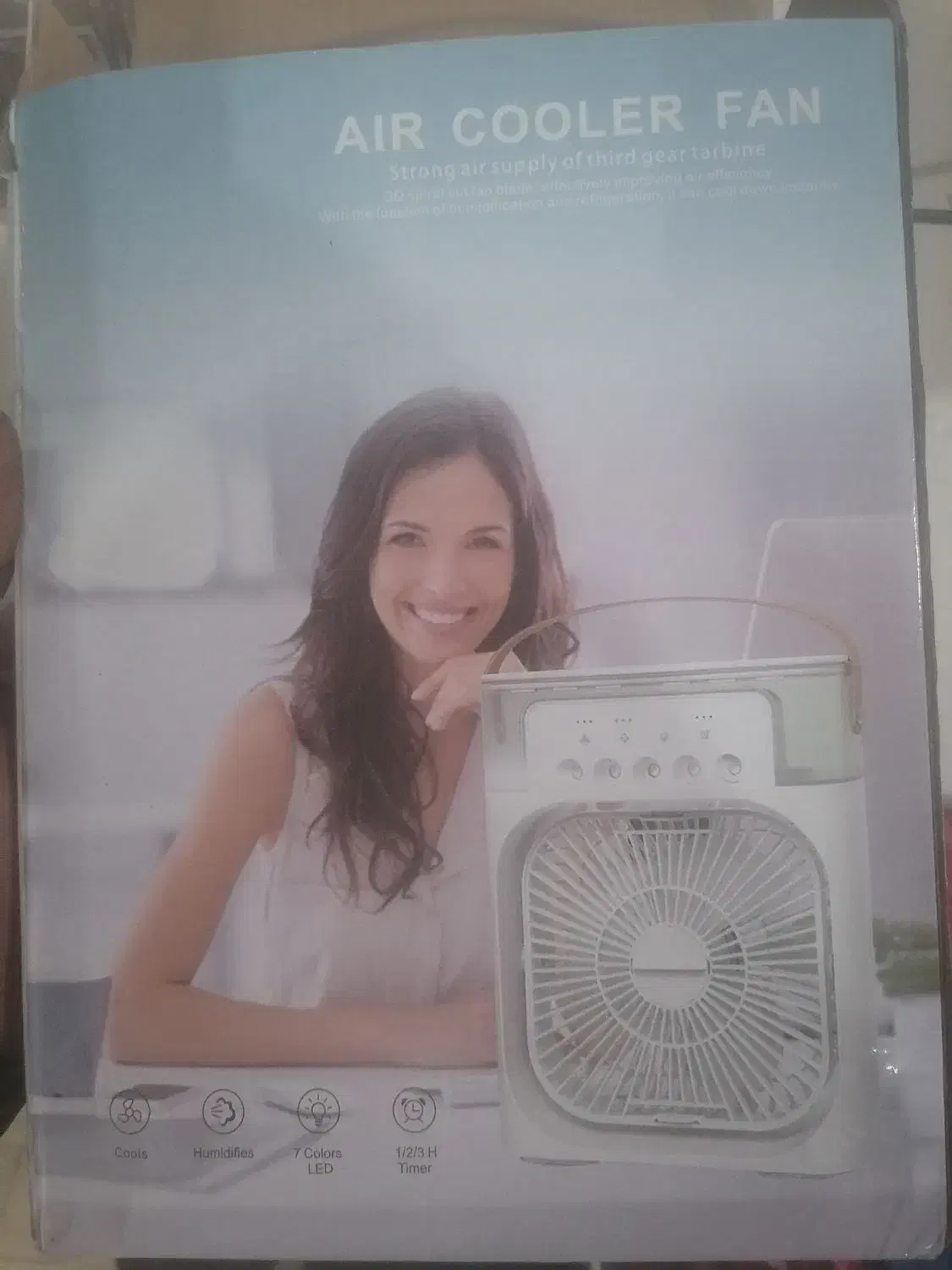 پنکه مه پاش چراغ خواب کاملا نو|پنکه و تصفیهکنندهٔ هوا|رشت, رودبارتان|دیوار