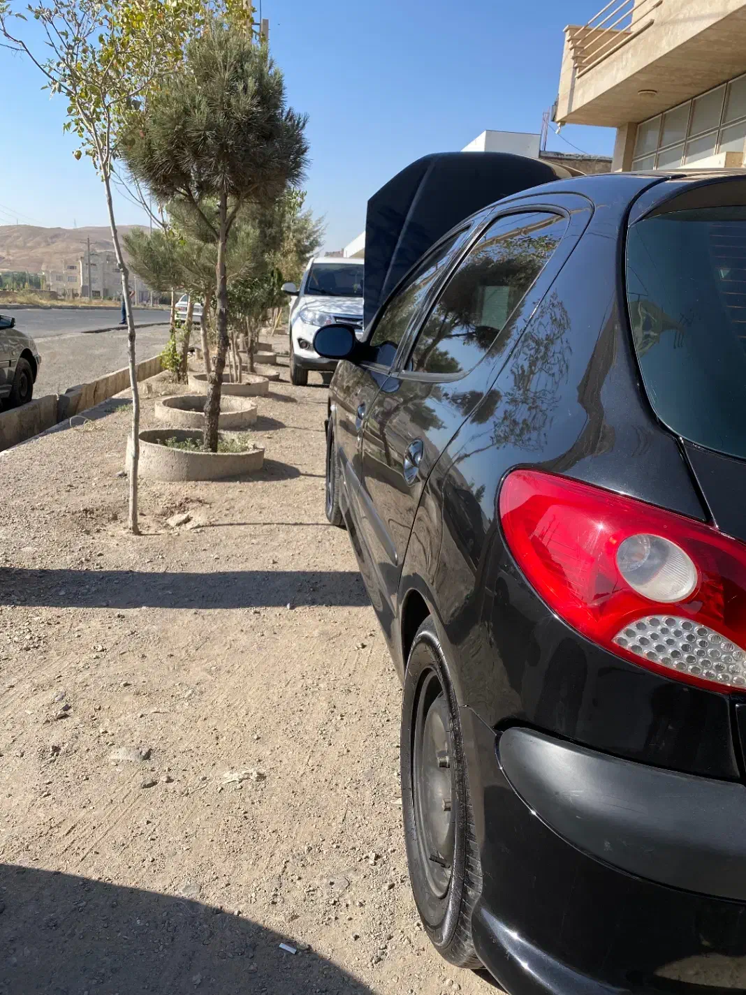 پژو ۲۰۶ مشکی تیپ ۵|خودرو سواری و وانت|زنجان, |دیوار