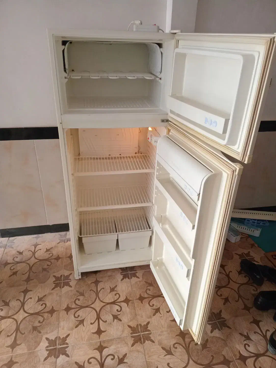 یخچال فریزر تمیز ، کاملا سالم موتور پاناسونیک|یخچال و فریزر|مهاباد (آذربایجان غربی), |دیوار