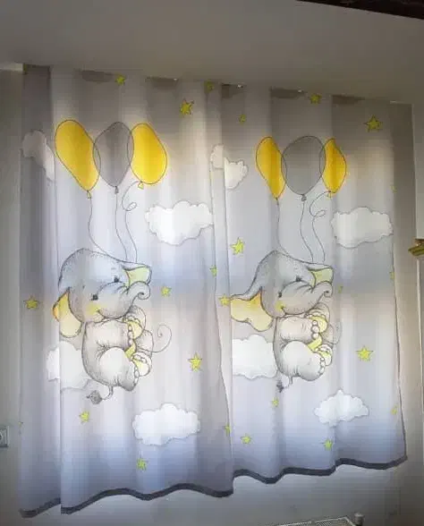 پرده اتاق کودک|پرده، رانر، رومیزی|خمینیشهر, |دیوار