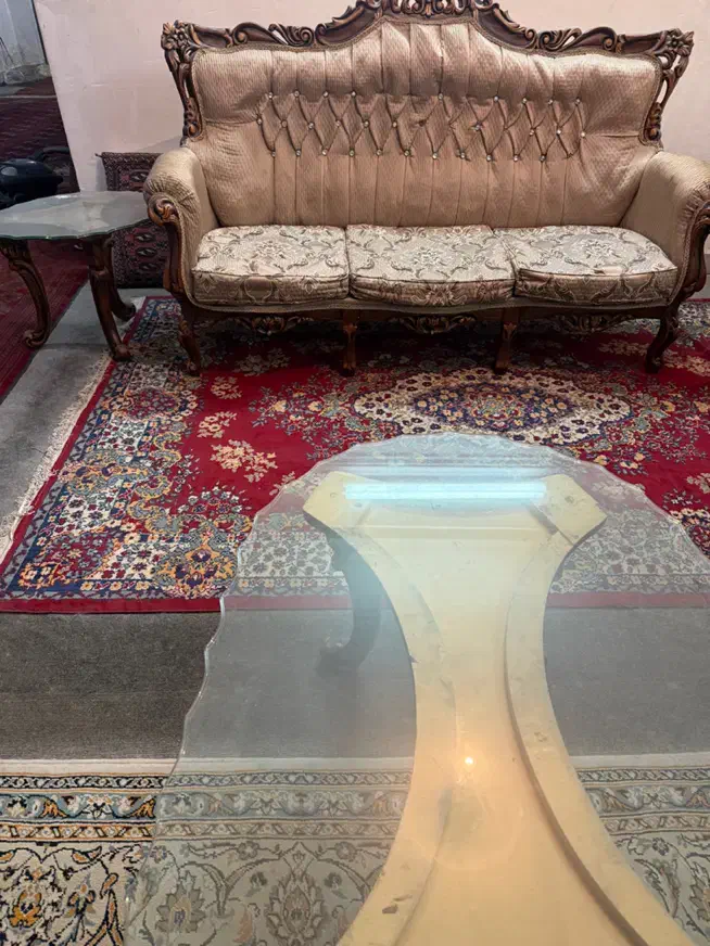 مبل 7 نفره سلطنتی|مبلمان خانگی و میز عسلی|گرگان, |دیوار