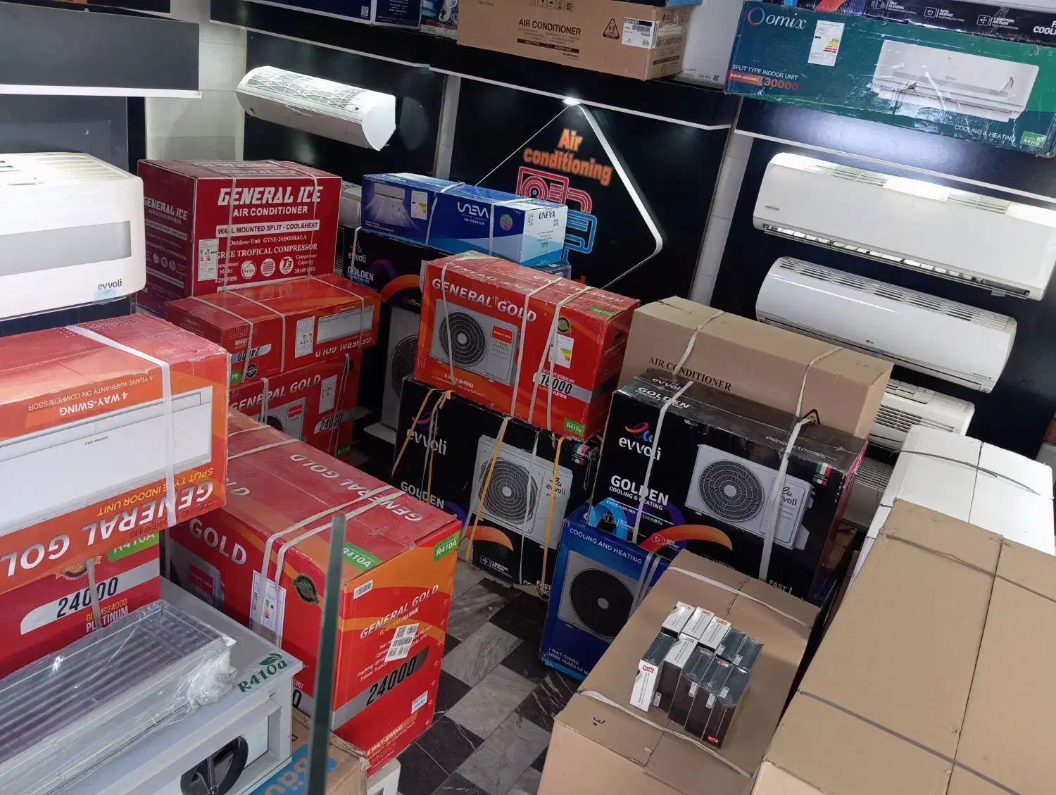 داکت اسپلیت دوفن اصلی کولرگازی 5سال گارانتی|کولر گازی و فنکوئل|اندیشه, اندیشه فاز ۶|دیوار