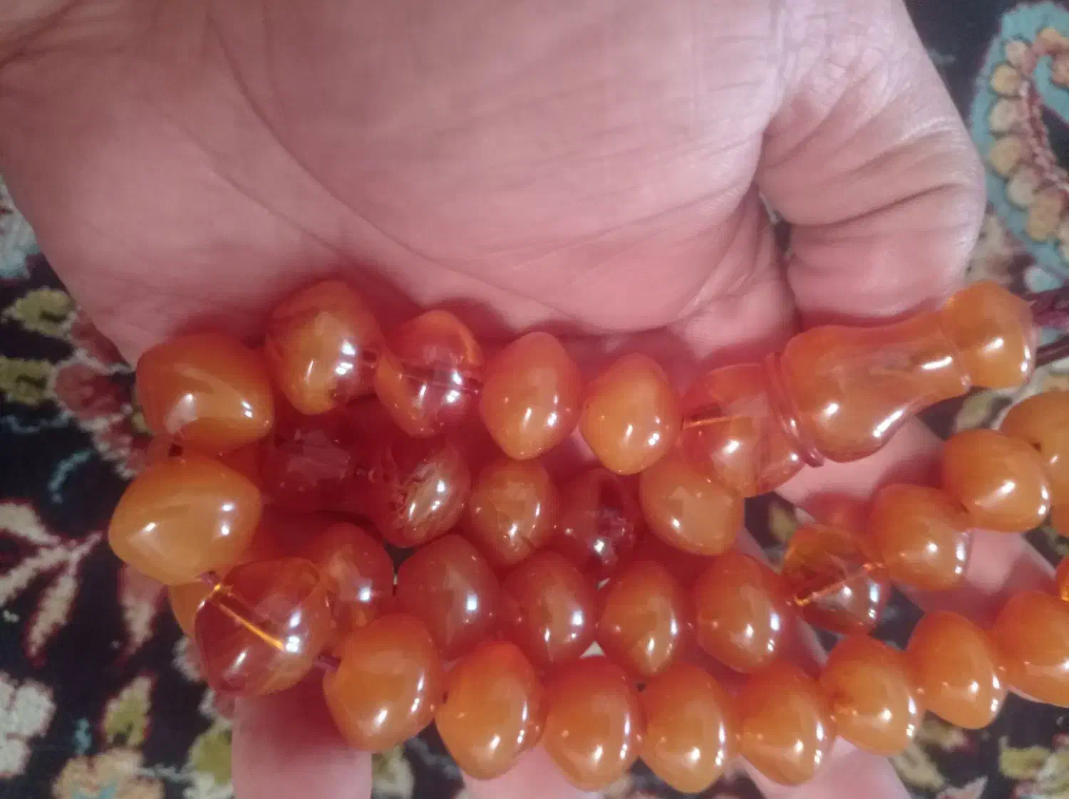 تسبیح کهربا فروش فوری زیر قیمت|کلکسیون اشیاء عتیقه|کرمانشاه, |دیوار