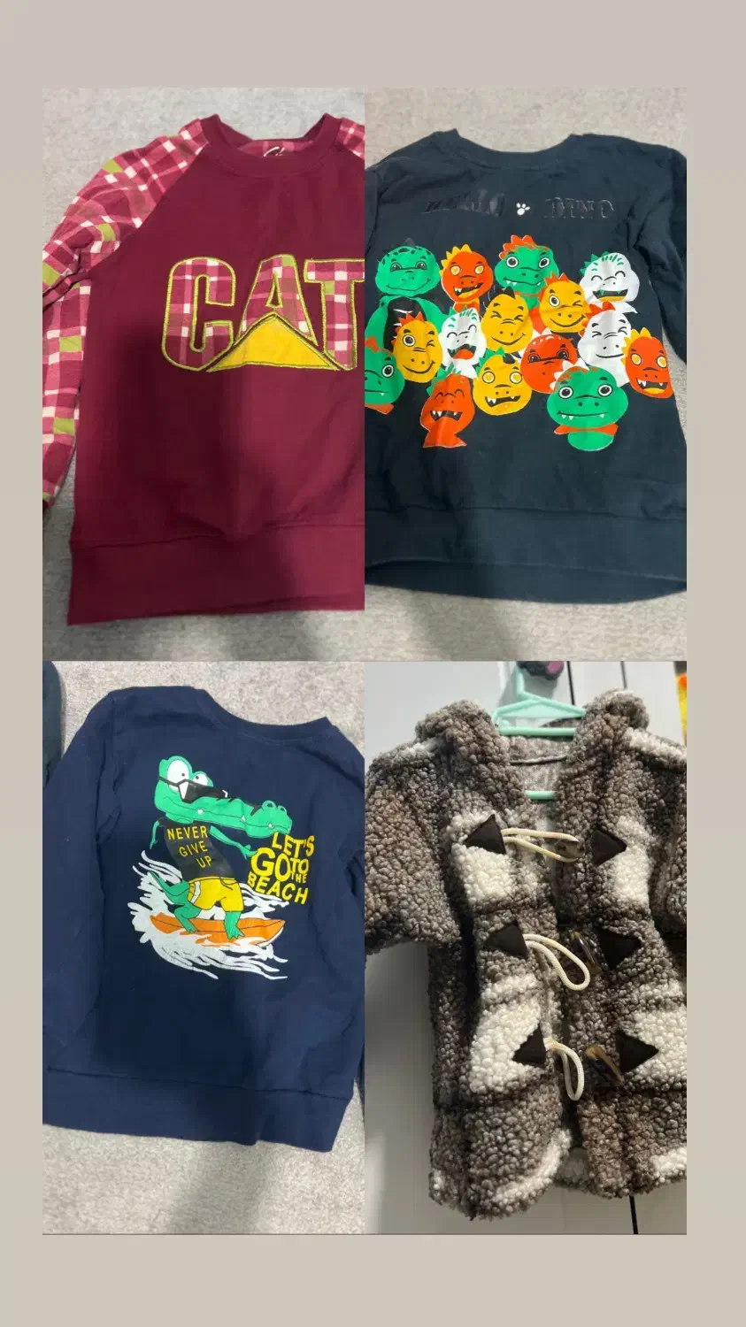 شکت تدی نو و تعدادی بلوز اسپرت درحدنو|کفش و لباس بچه|گرگان, |دیوار