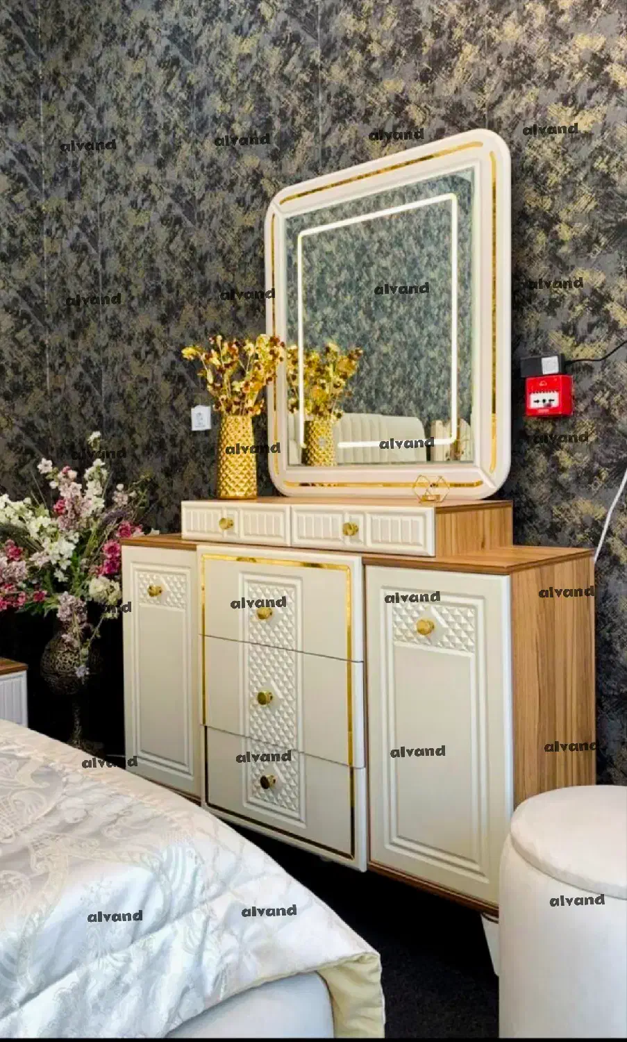 سرویس تخت خواب مدل آوا دو نفره و تک نفره|تخت و سرویس خواب|چهاردانگه (تهران), |دیوار