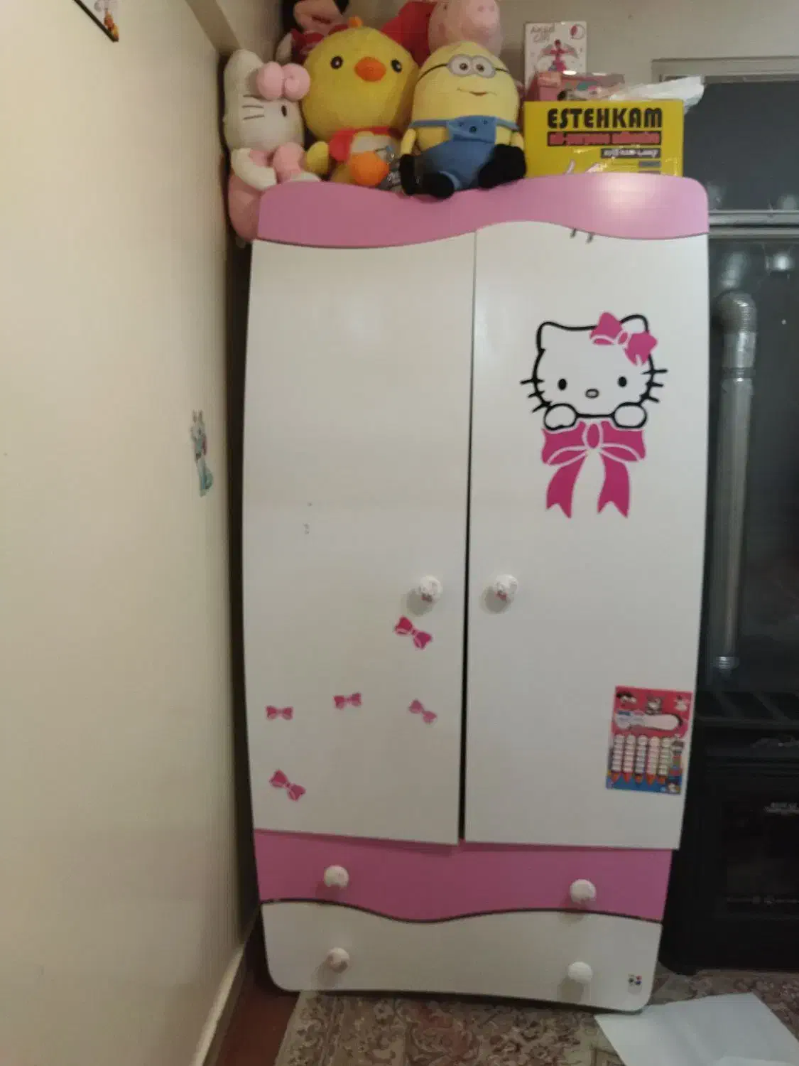 تخت و کمد کودک همراه با خوشخواب|تخت و سرویس خواب|تهران, سلسبیل جنوبی|دیوار