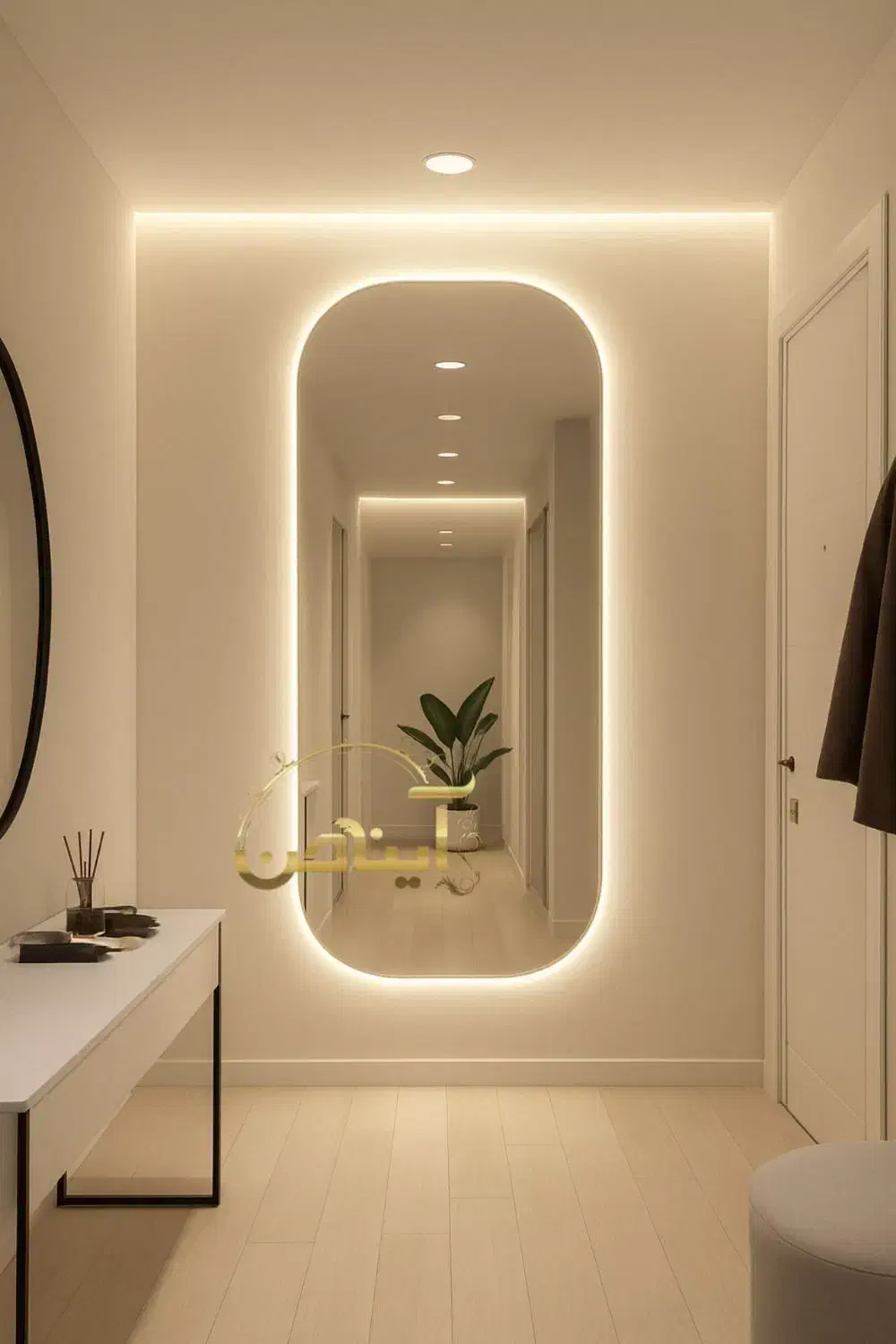 آینه قدی بک لایت مستطیل|آینه|مشهد, حجت|دیوار